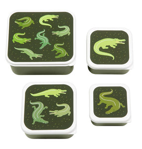 *NEU* Lunchbox / 4er Set / Krokodil