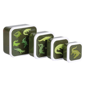 *NEU* Lunchbox / 4er Set / Krokodil