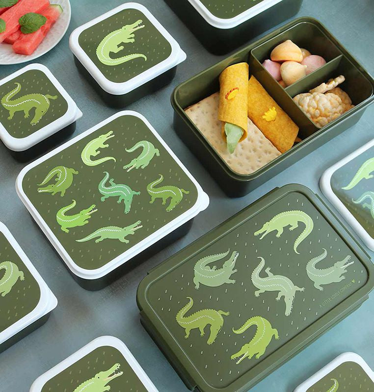 *NEU* Lunchbox / 4er Set / Krokodil