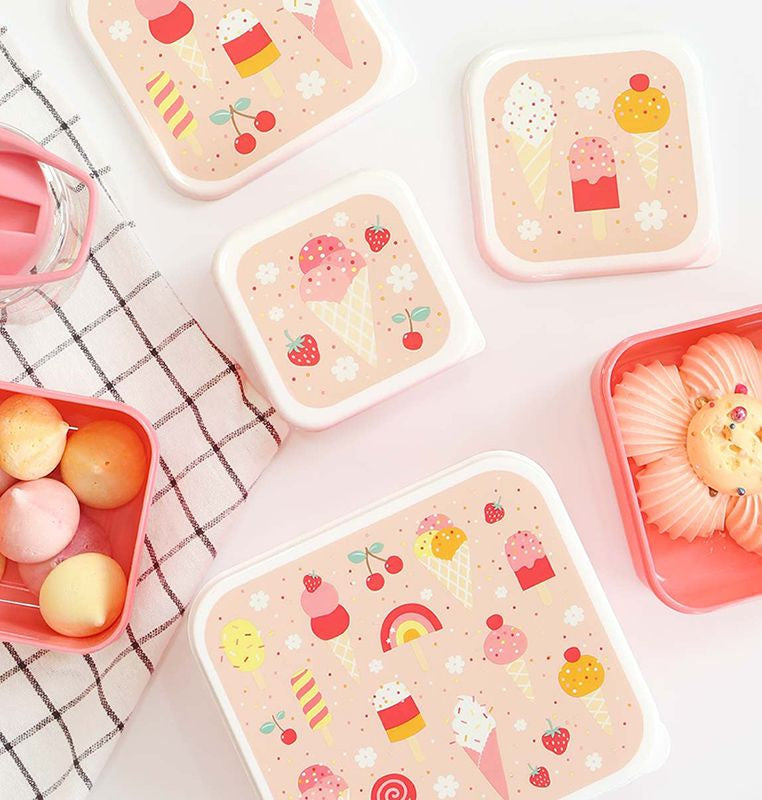 *NEU* Lunchbox / 4er Set / Eiscreme