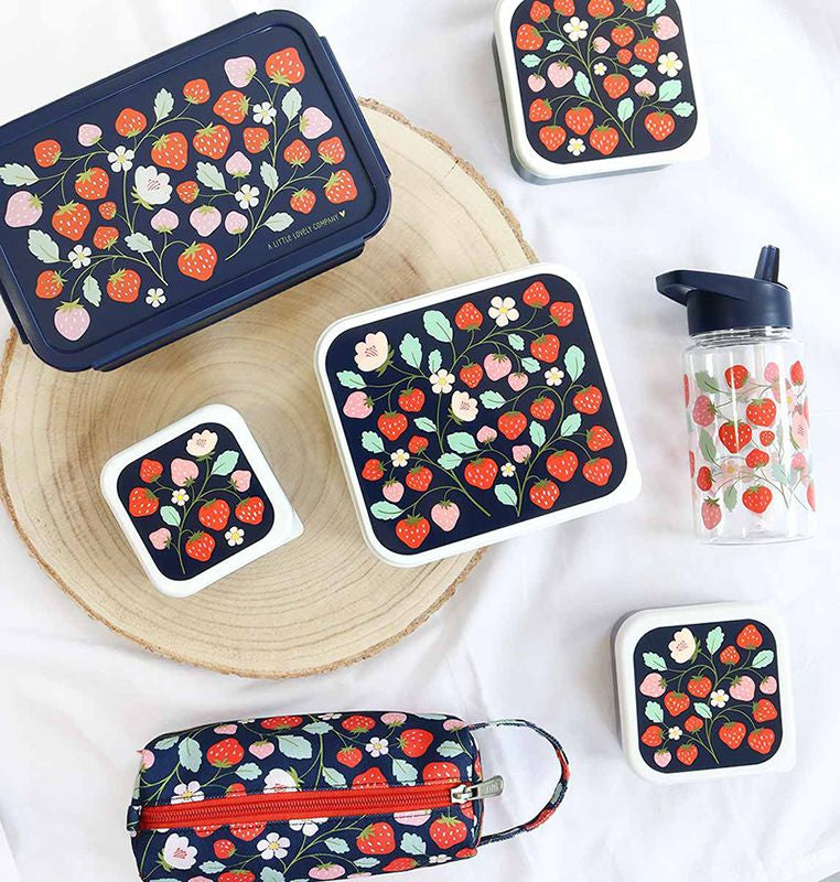 *NEU* Lunchbox / 4er Set / Erdbeeren