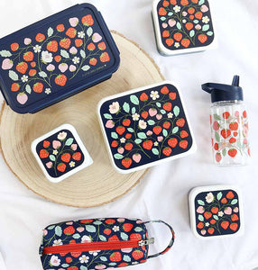 *NEU* Lunchbox / 4er Set / Erdbeeren