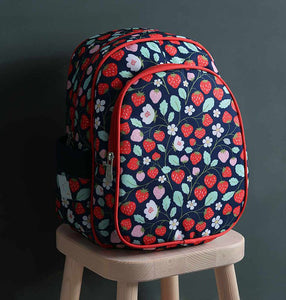 *NEU* Rucksack mit Isolierfach / Erdbeeren