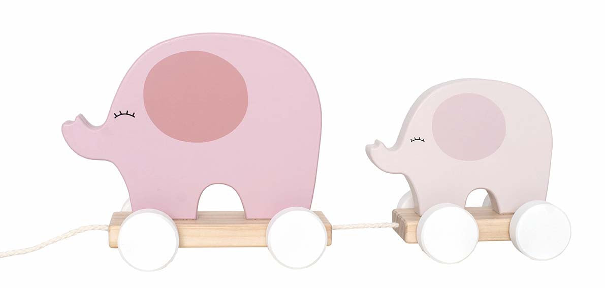 *NEU* Nachziehtier Elefant / Rosa