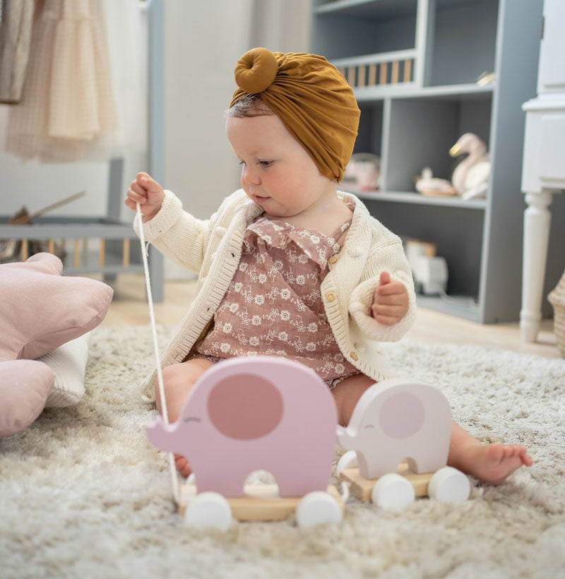 *NEU* Nachziehtier Elefant / Rosa