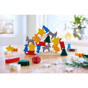 HABA Tier auf Tier – Das weihnachtliche Stapelspiel
