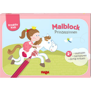 HABA Kreativ Kids – Malblock Prinzessinnen