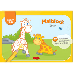 HABA Kreativ Kids – Malblock Zoo
