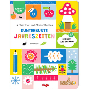HABA Kreativ Kids – Mein Mal- und Mitmachbuch Kunterbunte Jahreszeiten