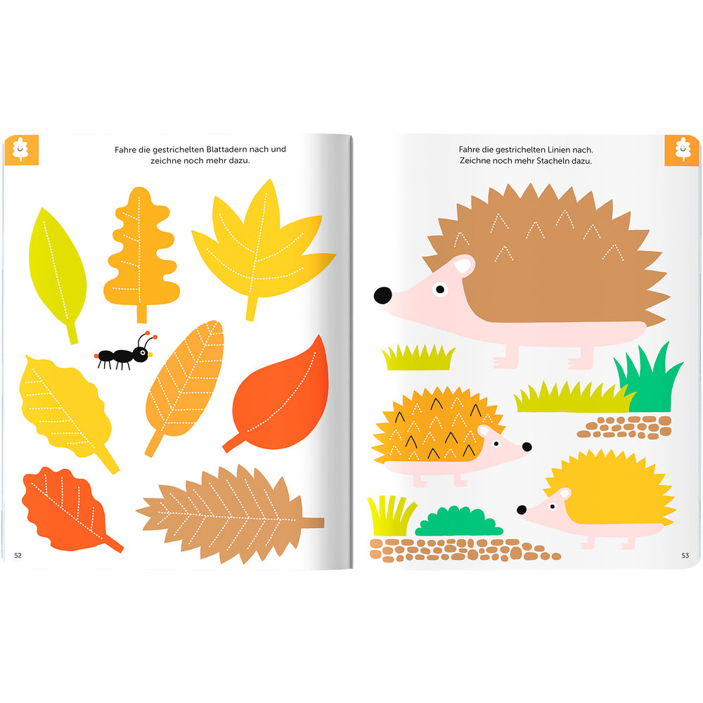 HABA Kreativ Kids – Mein Mal- und Mitmachbuch Kunterbunte Jahreszeiten