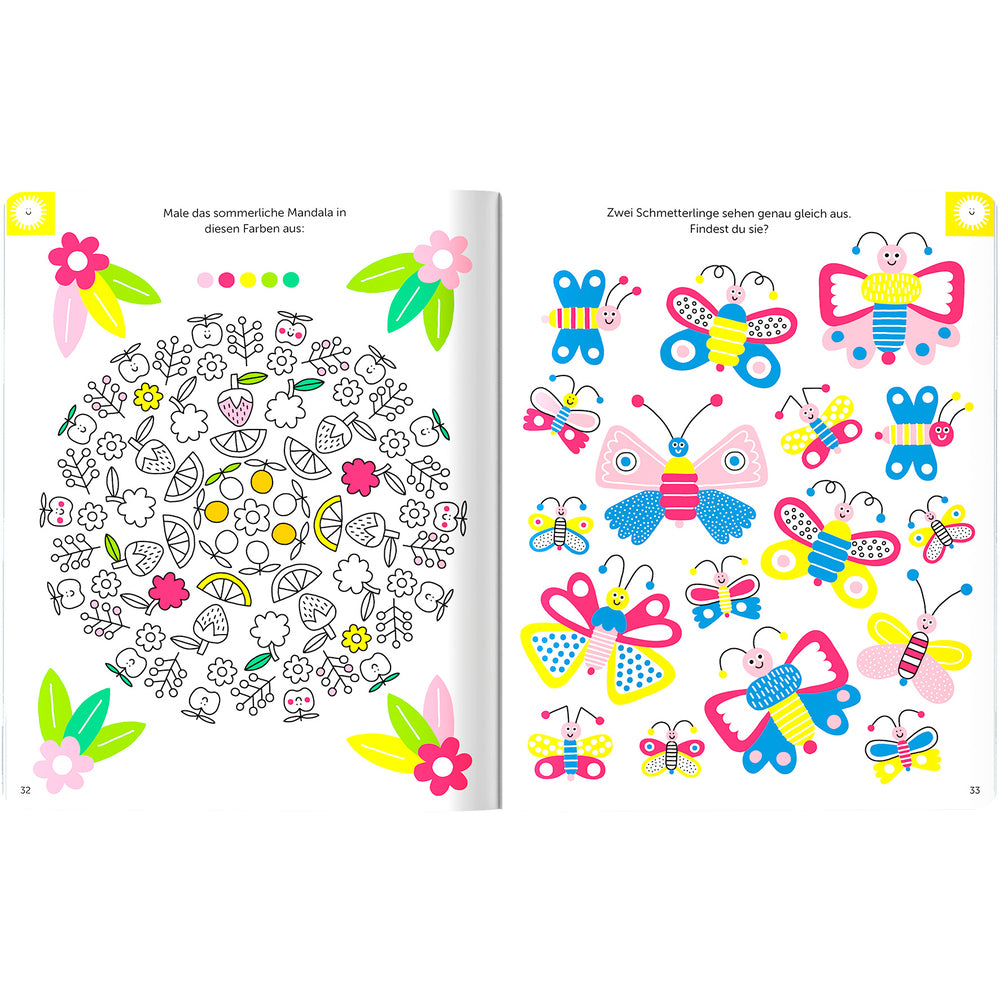 HABA Kreativ Kids – Mein Mal- und Mitmachbuch Kunterbunte Jahreszeiten