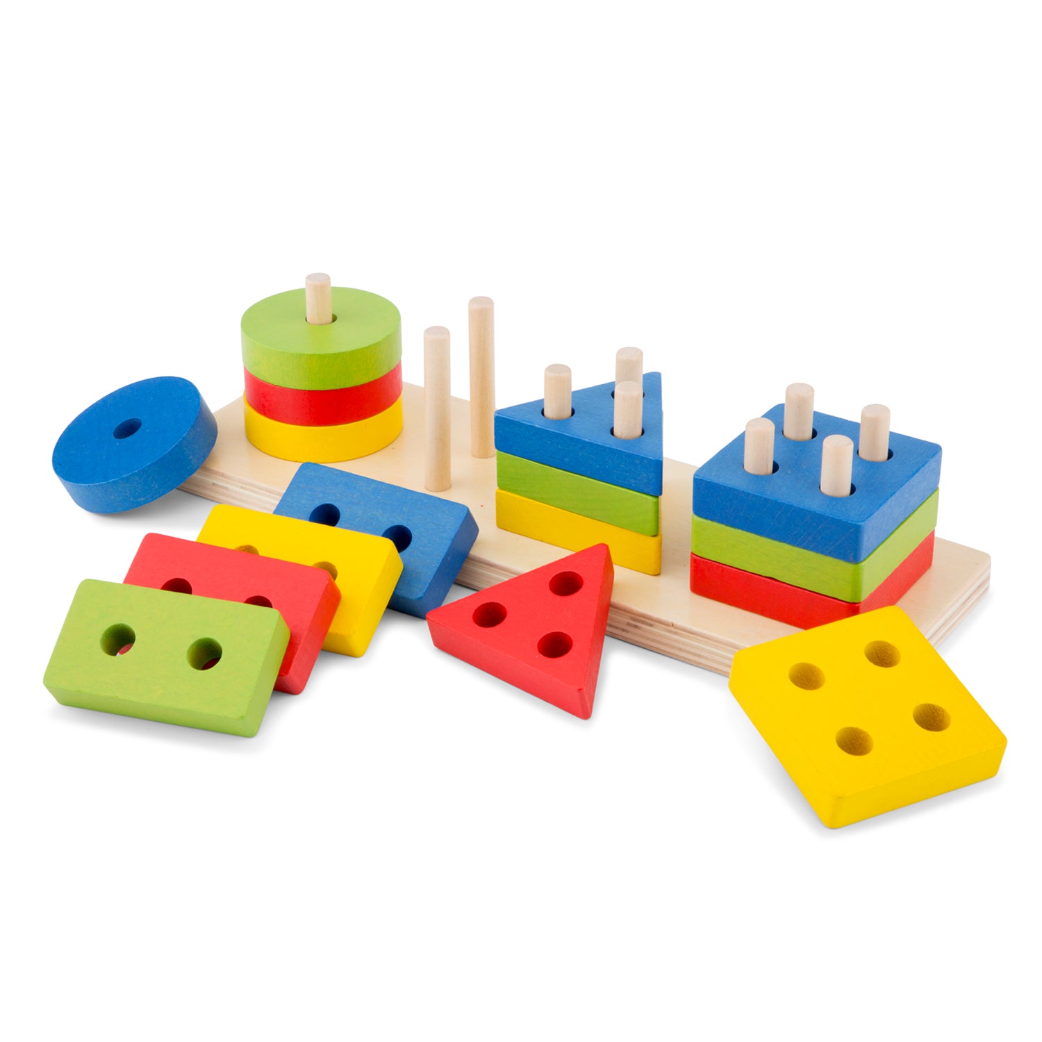 Formen Sortier Puzzle Holz