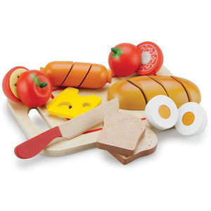 Holz Essen zum Schneiden - Frühstück - 10 pcs.