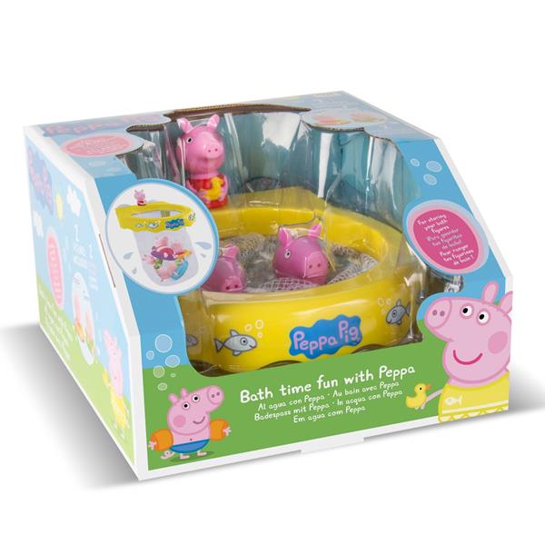 Peppa Pig - Badenetz mit 2 Badefiguren