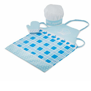Kochschürze Blau SET