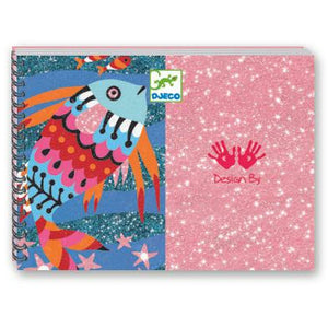 Farbenfrohe Fische / Farbsand