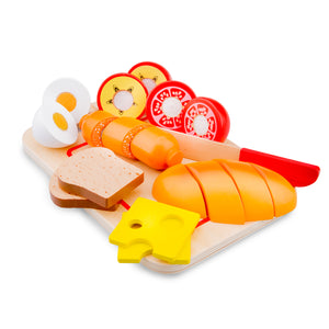 Holz Essen zum Schneiden - Frühstück - 10 pcs.