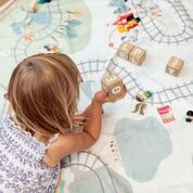 Play&Go Spielzeugsack / Spielmatte Eisenbahn