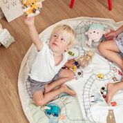 Play&Go Spielzeugsack / Spielmatte Eisenbahn