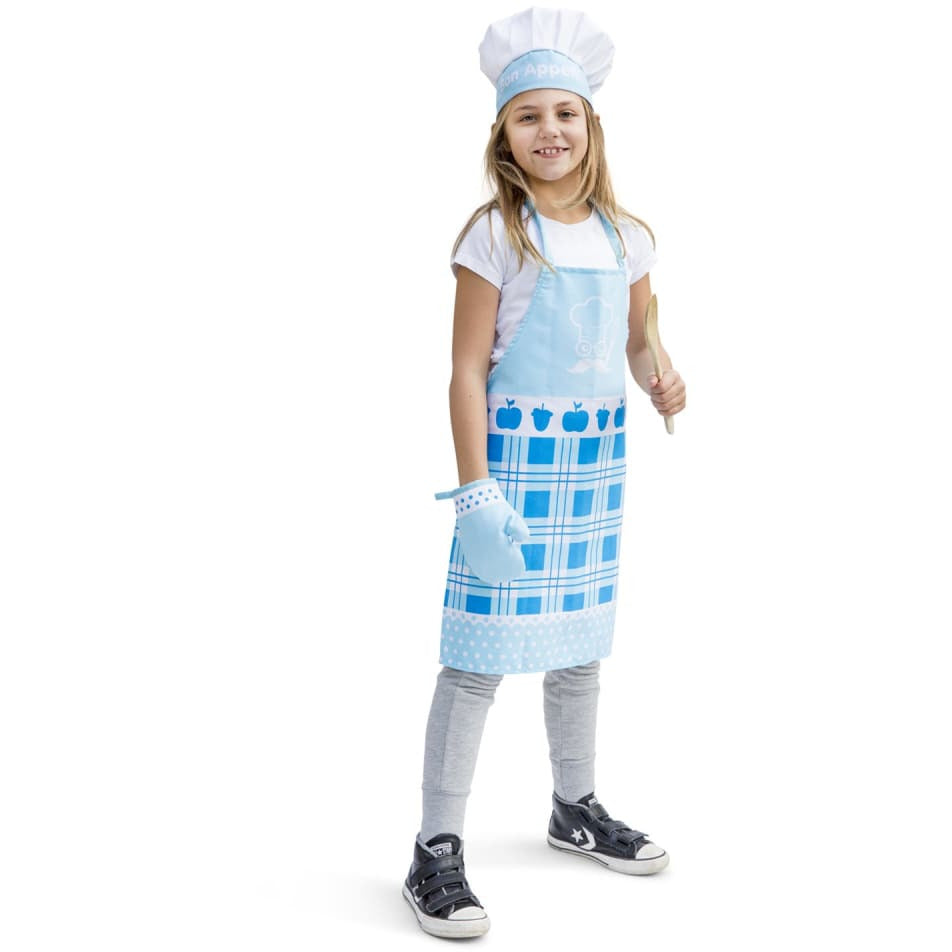 Kochschürze Blau SET