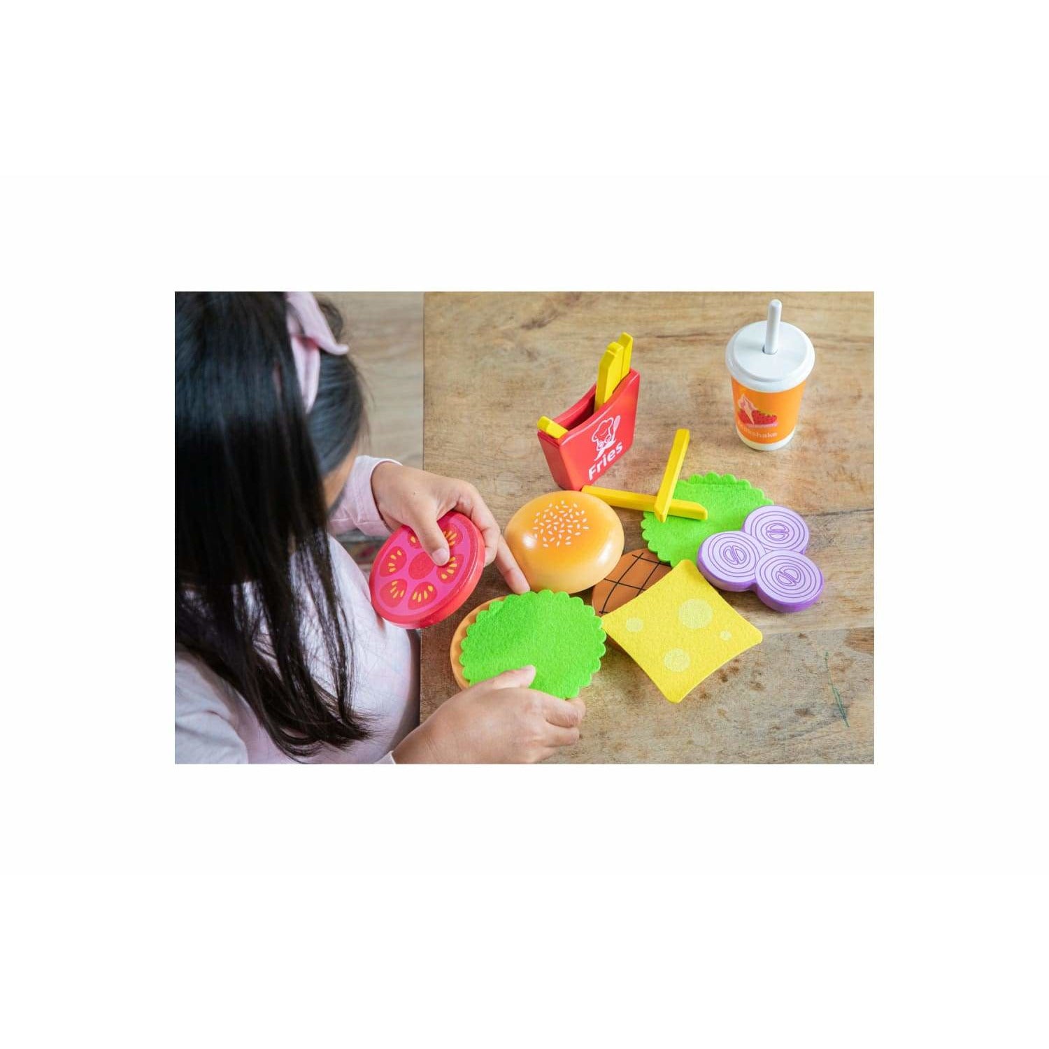 Holz Fast Food Set