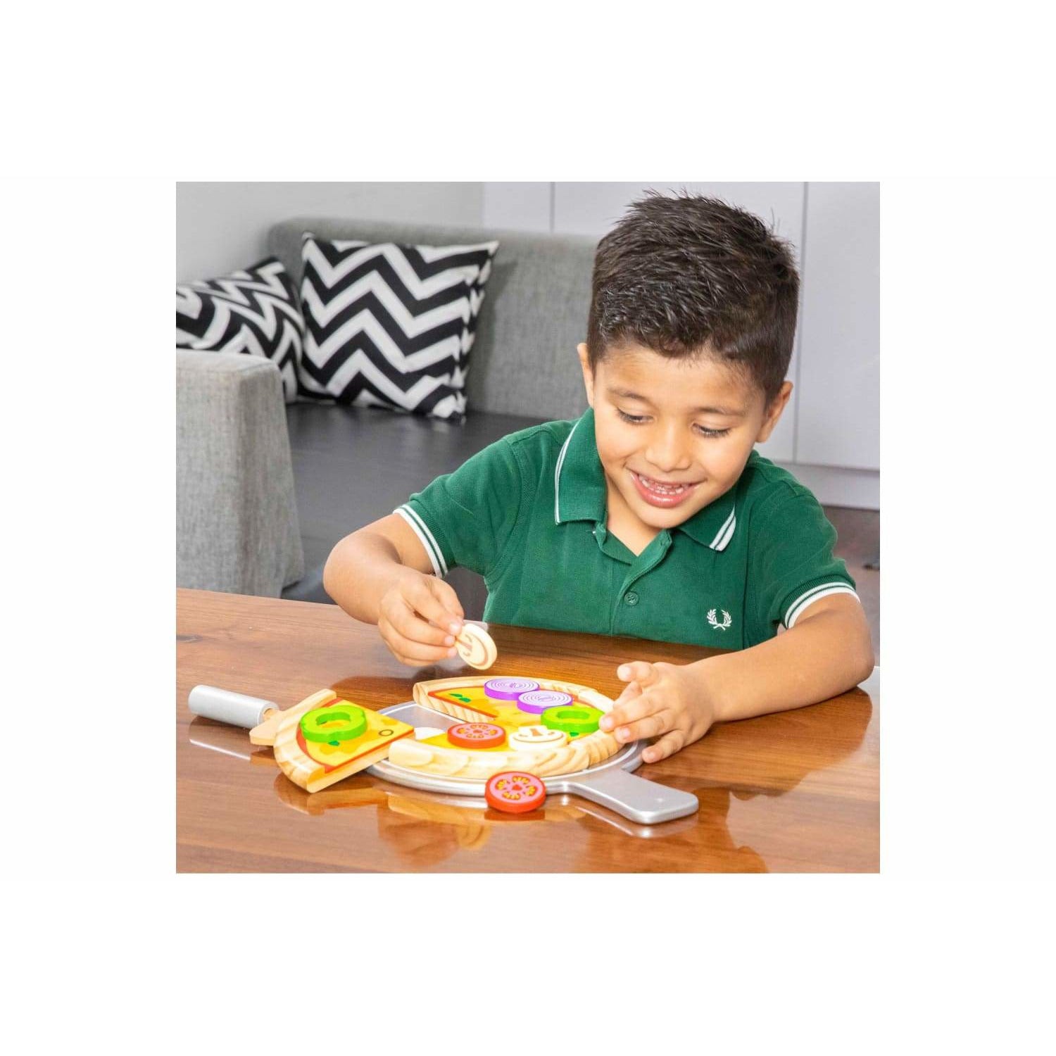 Holz Pizza Set