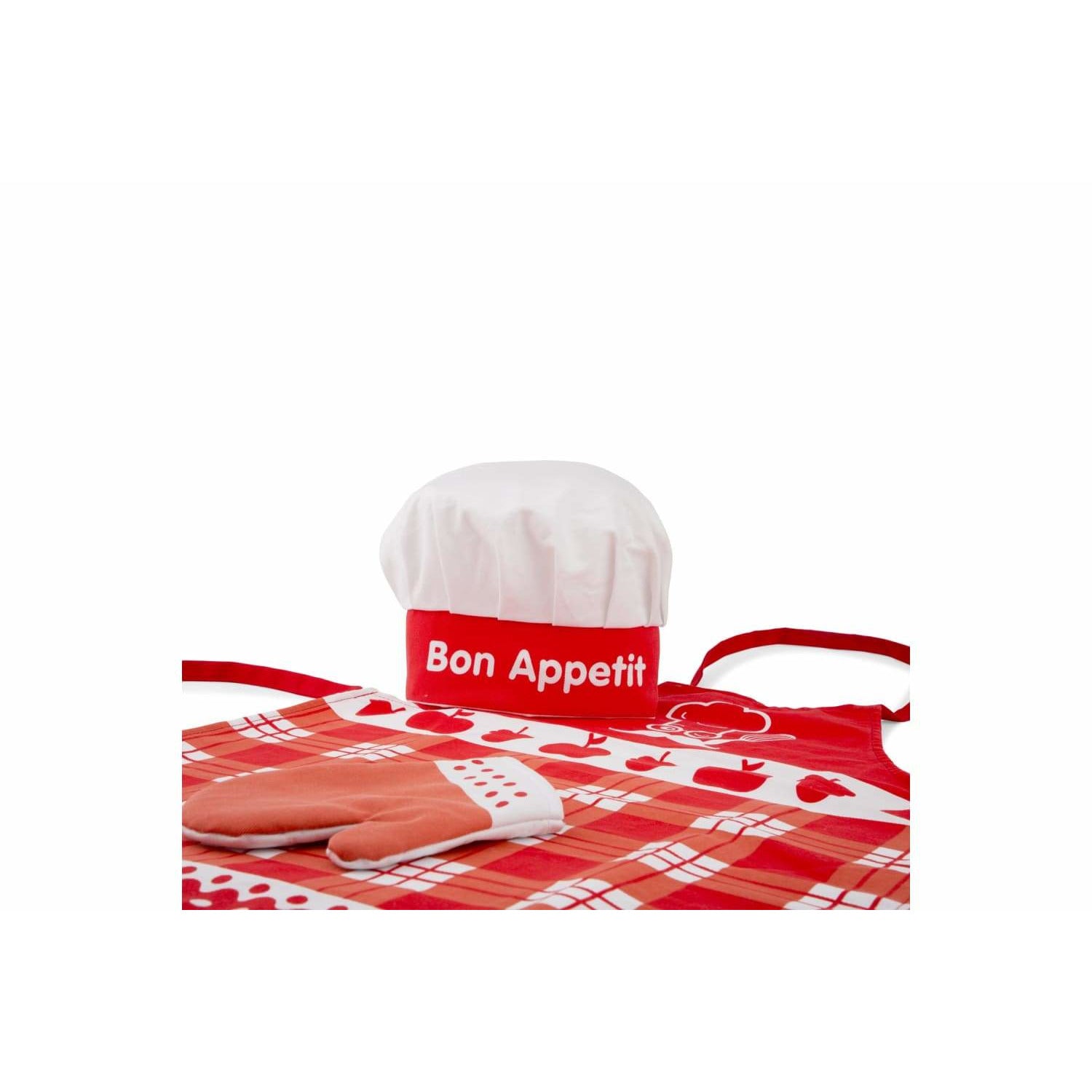Kochschürze Rot SET