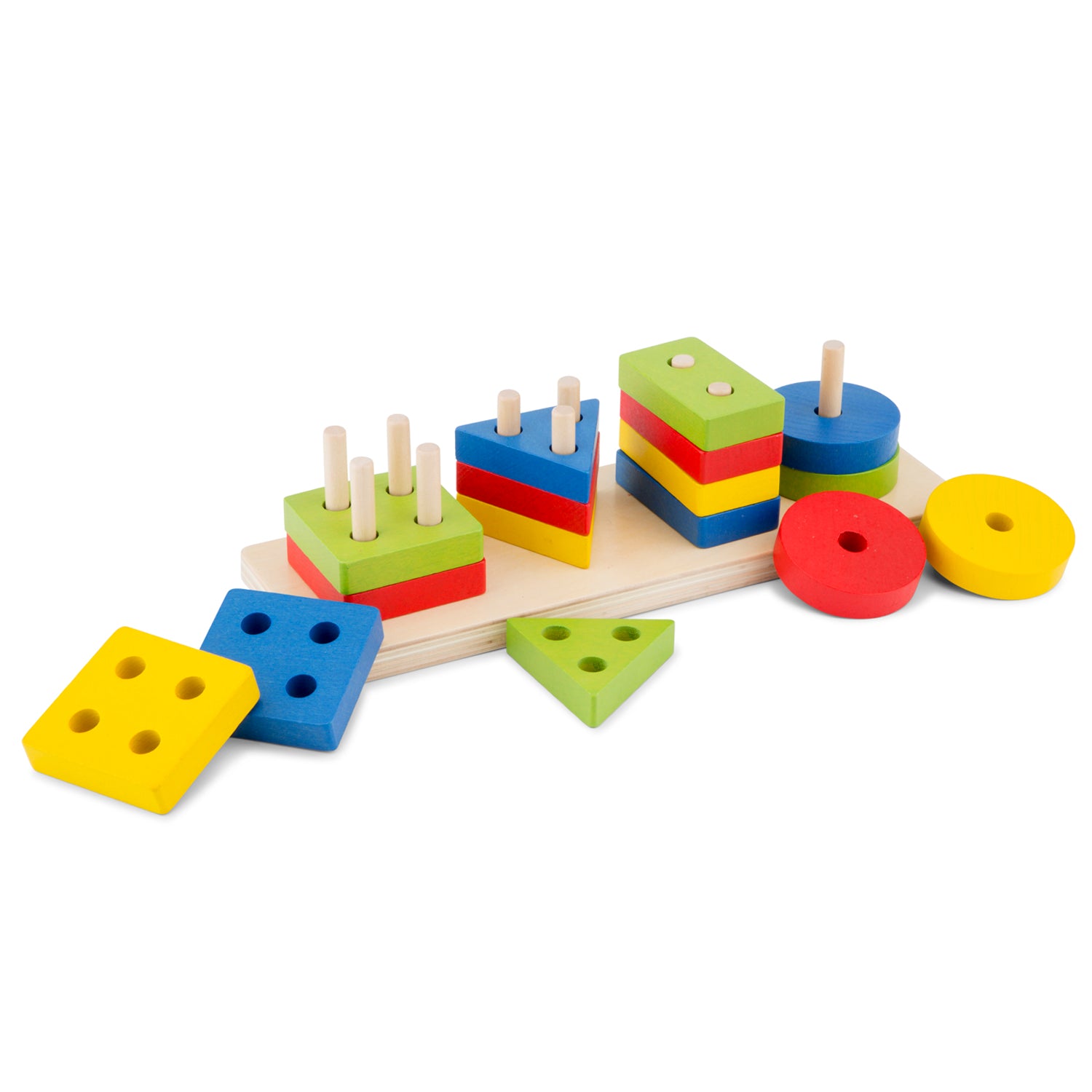 Formen Sortier Puzzle Holz