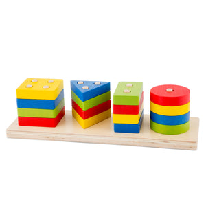 Formen Sortier Puzzle Holz