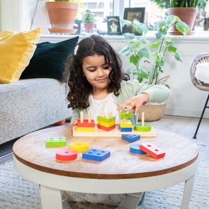 Formen Sortier Puzzle Holz