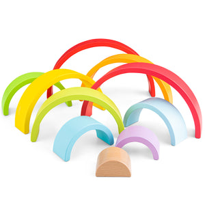 Regenbogen aus Holz