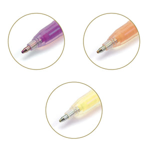 6 Pastel Gel Stifte - ändern die Farbe