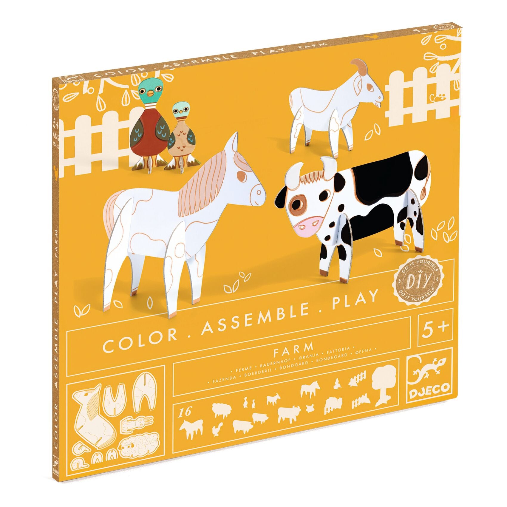 Farm - Anmalen, Zusammenstecken, Spielen