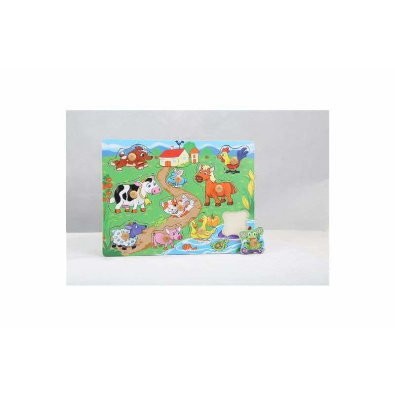 Holz Puzzle mit Tiere