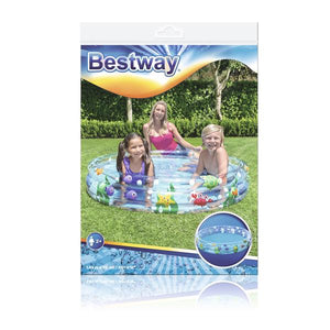 Großes, buntes Schwimmbecken