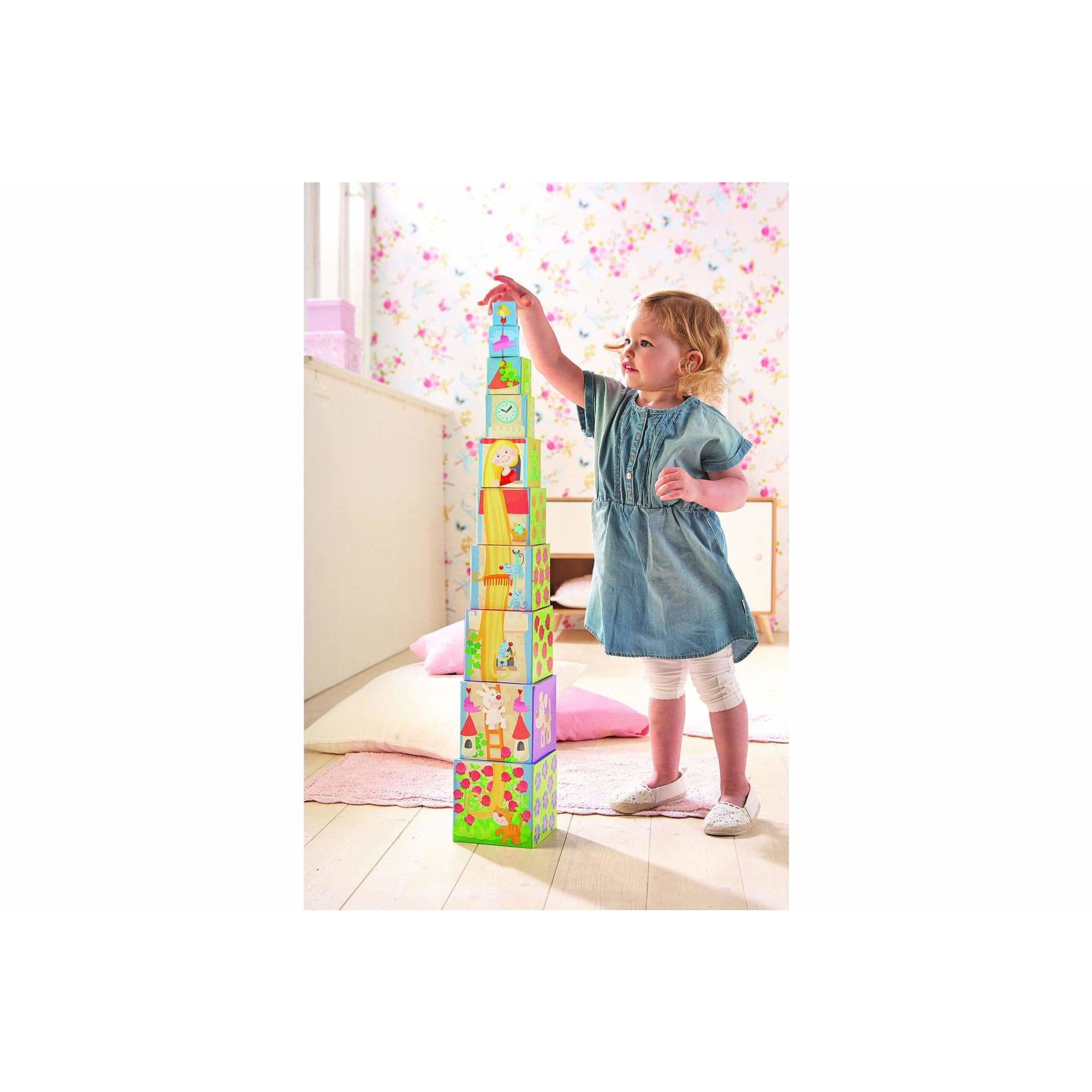 HABA Stapelwürfel Rapunzel