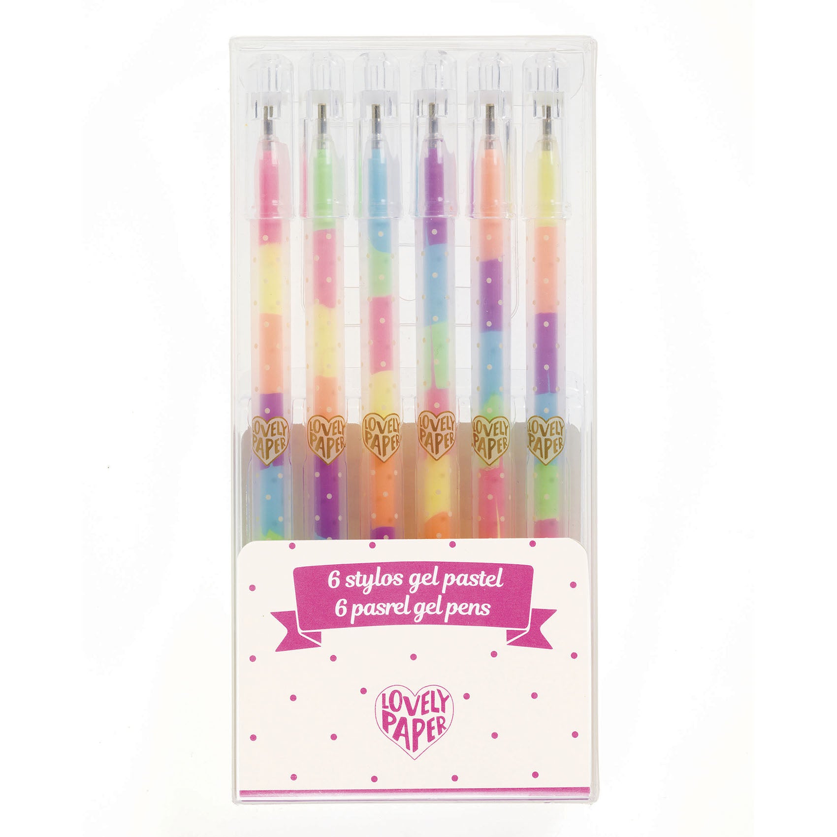 6 Pastel Gel Stifte - ändern die Farbe