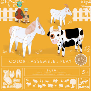 Farm - Anmalen, Zusammenstecken, Spielen