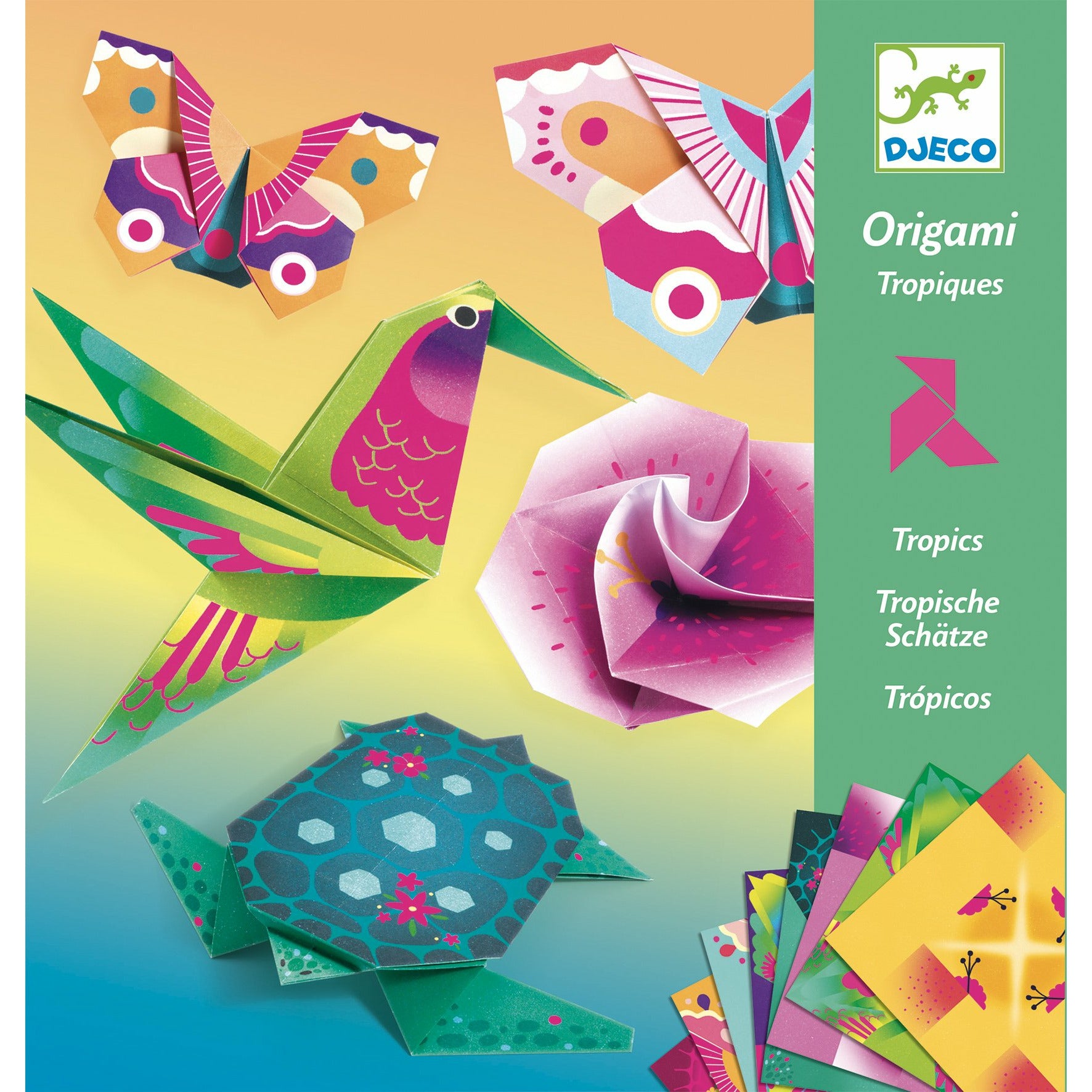 Tropische Schätze - Origami