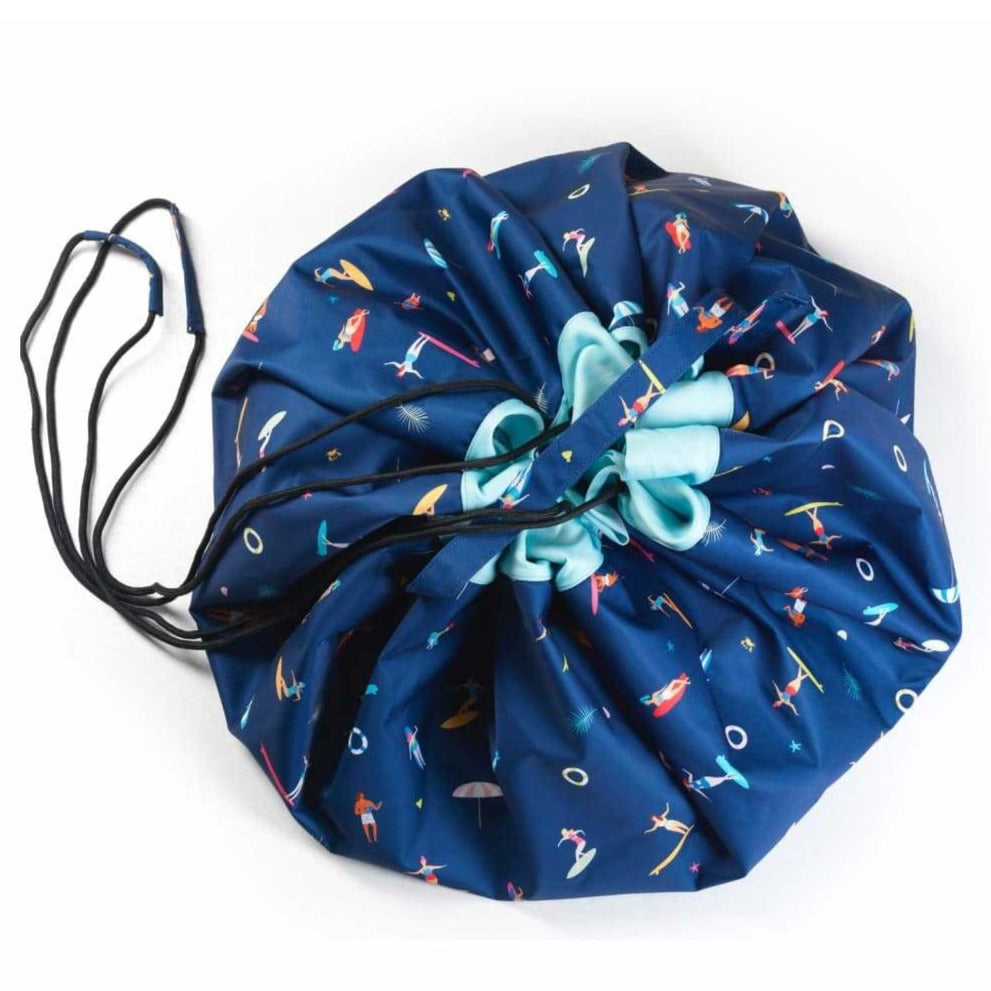 *NEU* Play&Go Spielzeugsack / Spielmatte Outdoor dunkelblau Surf