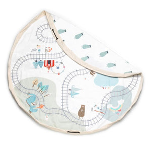Play&Go Spielzeugsack / Spielmatte Eisenbahn