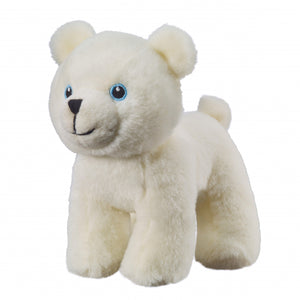 Eisbär ~ Plüschtier aus dem recycelten Material