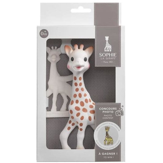 *NEU* Sophie la girafe® + Beißring Sohie la girafe® (Fotowettbewerb) in weißer Packung
