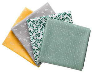 Sophie la girafe Bunte Wickeltücher 4er Set
