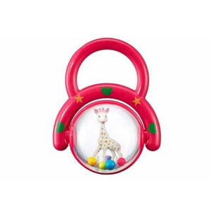 Geschenkset zur Geburt Sophie la girafe® (1 Sophie la girafe® + 1 Entdeckerbuch + 1 Kugelrassel)
