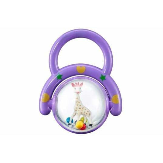 Geschenkset zur Geburt Sophie la girafe® (1 Sophie la girafe® + 1 Entdeckerbuch + 1 Kugelrassel)