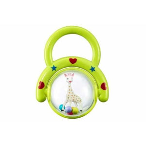 Geschenkset zur Geburt Sophie la girafe® (1 Sophie la girafe® + 1 Entdeckerbuch + 1 Kugelrassel)