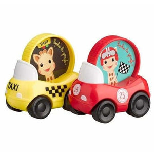 *NEU* Sophie la girafe® - Spielauto-Set (Taxi und Rennwagen)
