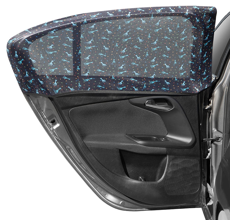 Sophie la girafe® - Kinder Auto-Sonnenschutz zum Überziehen / 2 Stück