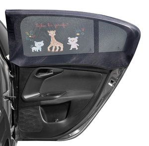 Sophie la girafe® - Kinder Auto-Sonnenschutz zum Überziehen / 2 Stück